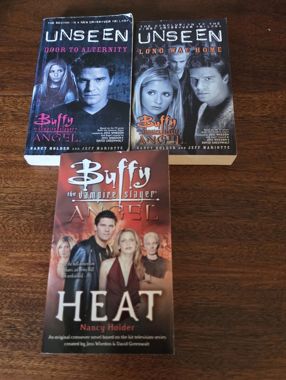 Lot of 3 Buffy The Vampire Slayer/Angel Crossover Mass Market Paperbacks